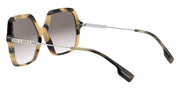 Burberry Women's Geometric Brown Butterfly Alt Fit Sunglasses - BE4324F-35018E-59