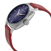 Calvin Klein Men's Frater Blue Dial 42mm Leather Watch - K9N111ZN