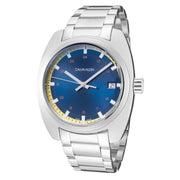 Calvin Klein Men's Achieve 43mm Blue Dial Stainless Steel Watch - K8W3114N