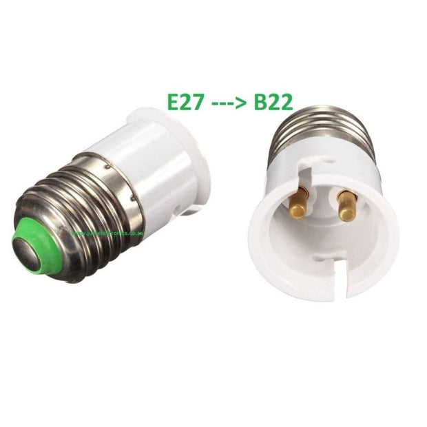 6 x E27/E26 Screw Type to B22 Normal Pin Holder Adapter/Converter For Light