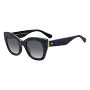 Kate Spade Blue Leopard Frame/Dark Gray Gradient Lens Women's Sunglasses - JALENAS-023X- 9O