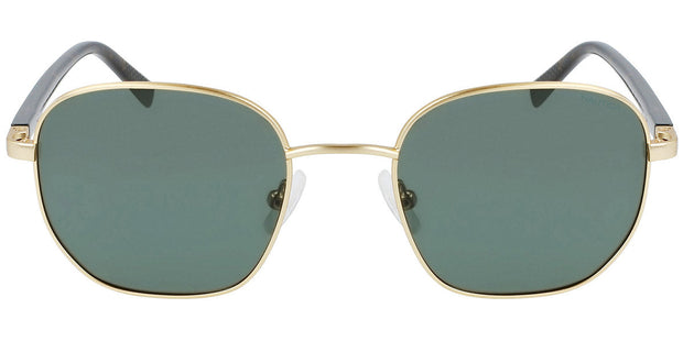 Nautica Polarized Men's Gold-Tone/Green Rounded Geometric Sunglasses - N5139S-720