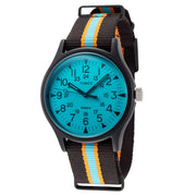 Timex Men's Blue Dial Canvas Watch