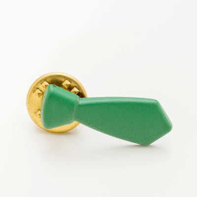Green Tie Lapel Pin